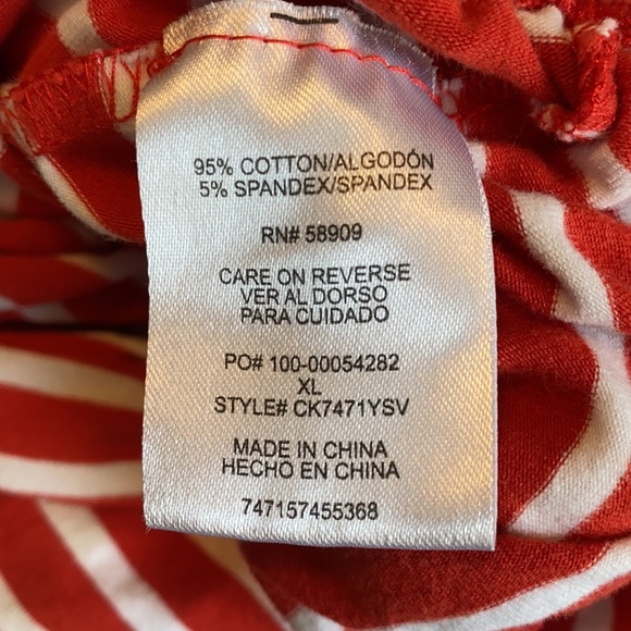 Copper Key : Orange Striped Romper - XL - Picture 10 of 10